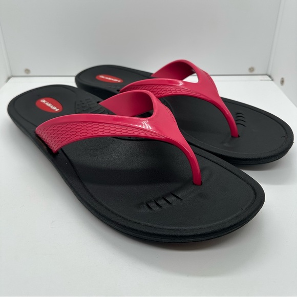 Okabashi Pink Flip Flops Sandals Women’s Size L - Picture 2 of 10